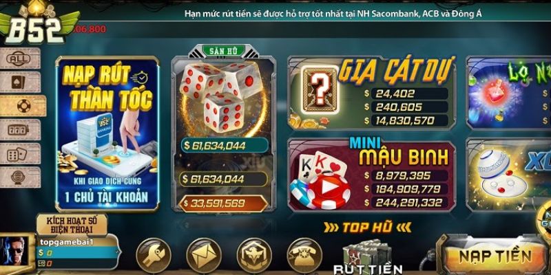 Tải Game B52 Club - Cộng Đồng Game Thủ Đam Mê Bài Online 4 tai game b52 club de trai nghiem nhieu tro choi hap dan
